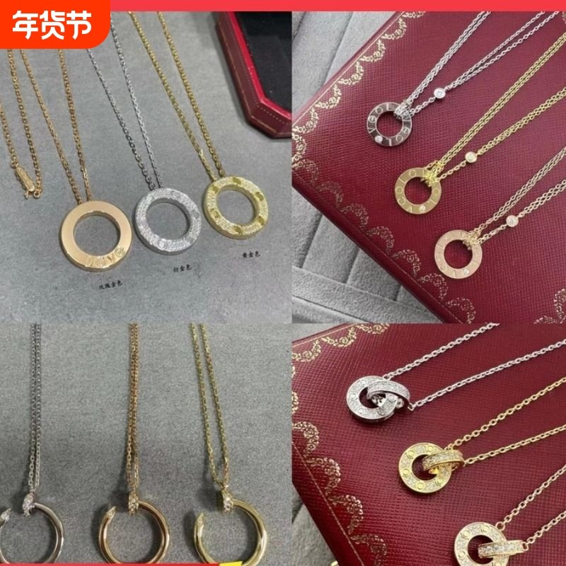 钉子镶钻镀18K金大圆饼项链女男女高版本高级感玫瑰金满天星项链,饰品/流行首饰/时尚饰品新,项链,淘宝优惠券,粉丝福利购,淘宝优惠卷