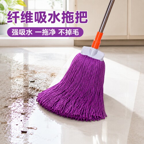 超细纤维无痕拖把家用一拖净大号