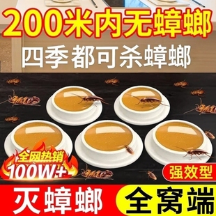 旗舰店 灭蟑螂药全窝端家用杀蟑螂小强餐厅专用饭店神器非无毒正品