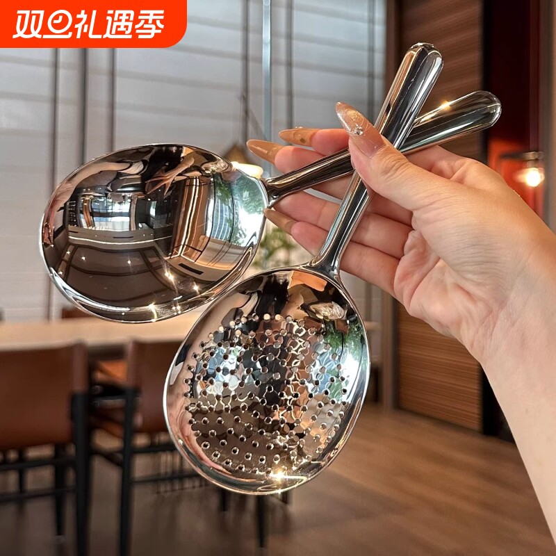 长柄大号公用勺家用吃饭勺餐厅分