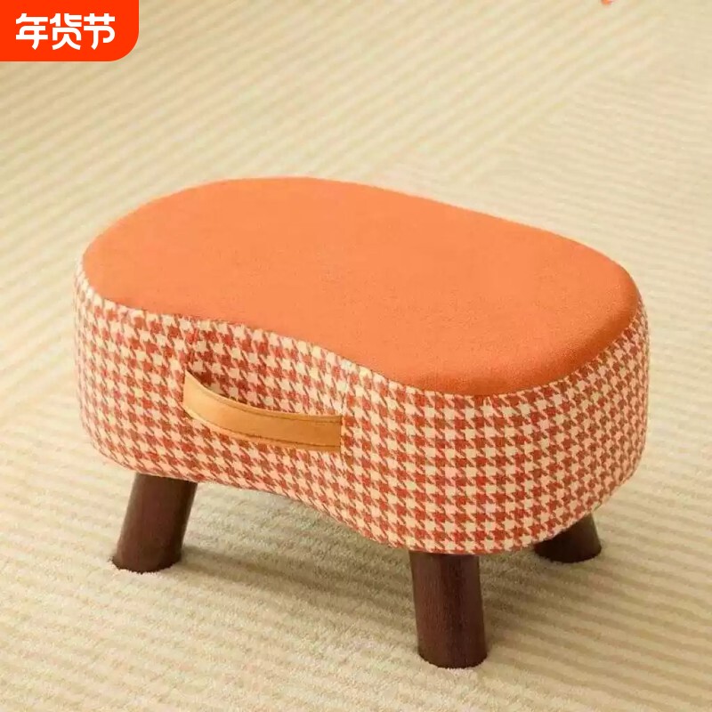 简约小凳子换鞋凳沙发凳茶几小矮凳小椅子软包家用小板凳实用