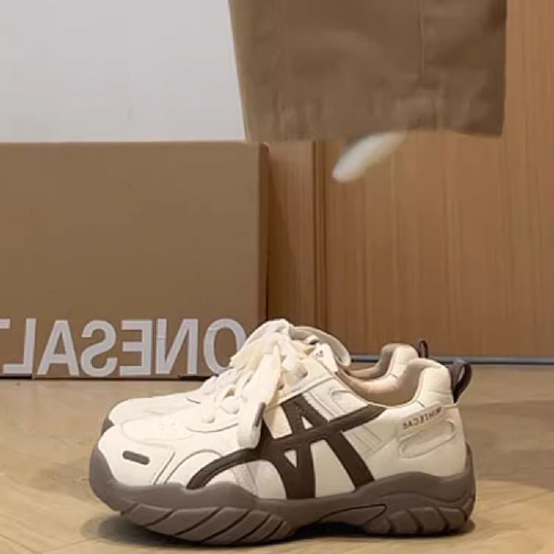 小个子厚底内增高德训鞋女款2025秋冬新款百搭阿甘鞋运动休闲板鞋