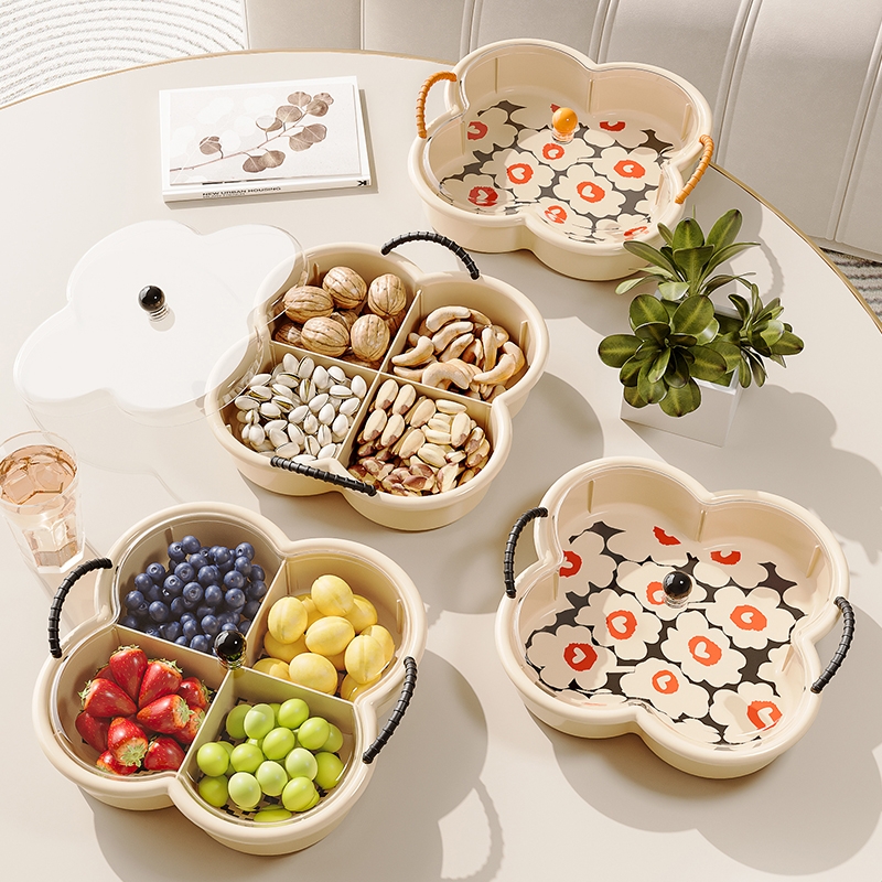 果盘家用客厅茶几奶油风