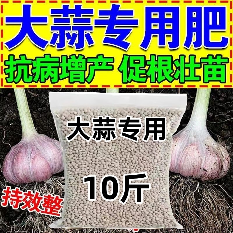 大蒜肥料大蒜专用肥素防干尖防病害粗壮根生根专用新型肥料