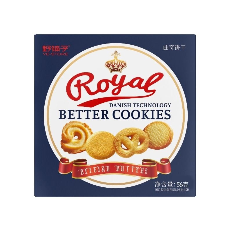 猫村长经典曲奇饼干奶香浓郁独立包装办公室休闲解馋食品