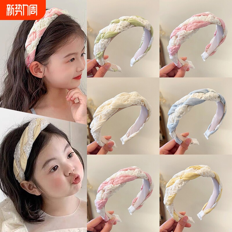 儿童发箍女童不勒头宽边压发发2025新款防滑头窟女款头箍发卡秋冬