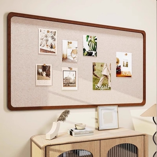 毛毡墙贴照片墙背景板展示墙毛毡板组合相框墙面装饰创意软木墙板幼儿园留言板相片墙相册墙毛粘板拍立得客厅