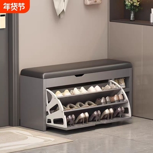实木鞋架多层家用门口爆款小窄换鞋凳简易防尘鞋柜收纳玄关鞋子