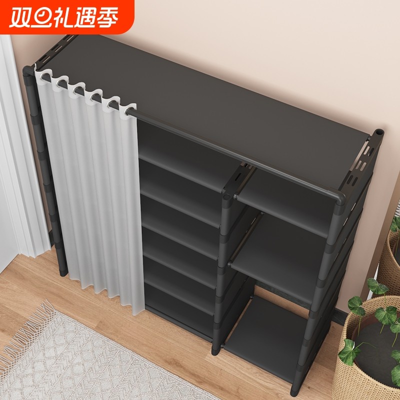 鞋架宿舍小型家用入户门口多层带门鞋柜防尘鞋子收纳神器简易鞋柜