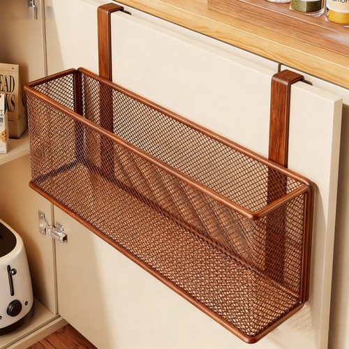 橱柜门内外侧收纳盒厨房挂篮