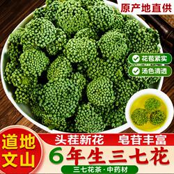 云南特产文山三七花茶中药材正品官方旗舰店六年生三七花泡水