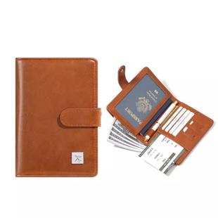 高颜值防盗刷钱包可放护照卡包一体旅行机票夹登机牌收纳包护照夹