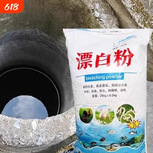 井水饮用水消毒食用漂白粉净水片自来水净化药片剂水井水质鱼塘