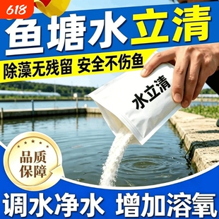鱼塘水立清净水剂池塘变清水产养殖池塘水质净化油膜绿水混水改善
