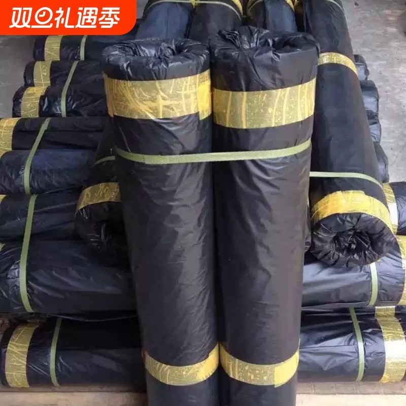 PE黑色塑料薄膜马路胶纸2.1米宽1.5米宽6丝加厚塑料布防水聚