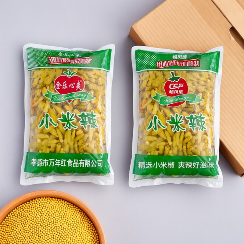 泡椒辣椒小米辣椒野山椒云南小米椒剁椒泡菜调料腌制袋装酸辣炒菜