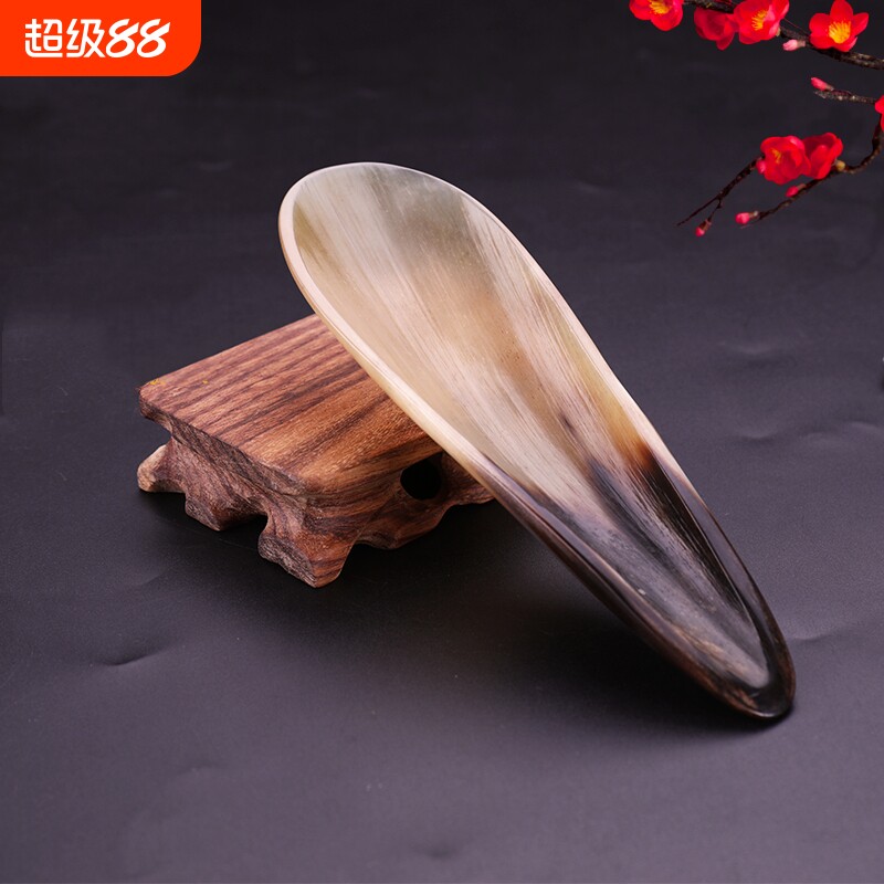 天然鸿佳康牛角桶刮痧板图片