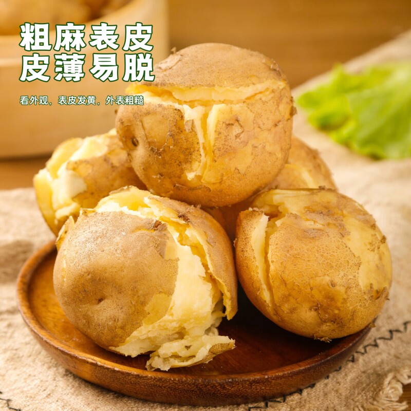 2026年甘肃沙面土豆新鲜黄皮黄心洋芋定西马铃薯辅食