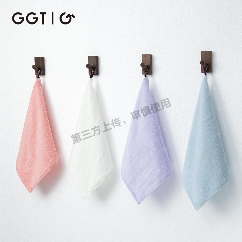 日本GGT纯棉花糖纯棉吸水柔软男女婴幼儿园儿童小毛巾洗脸巾方巾
