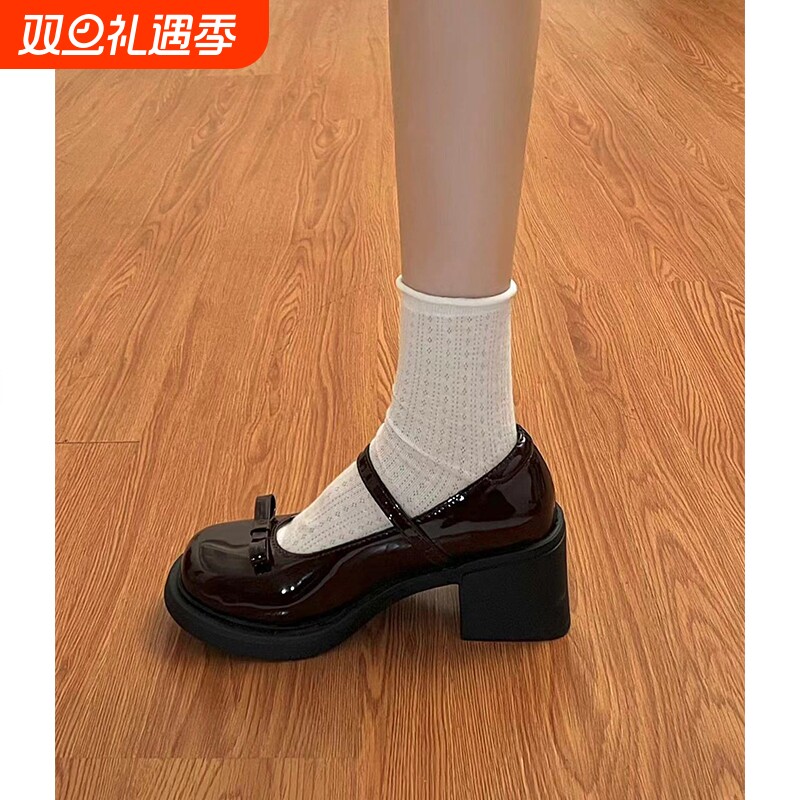 黑色高跟小皮鞋|170人收藏