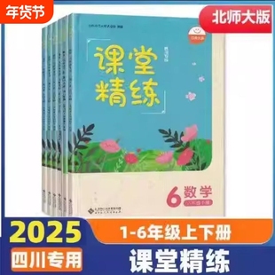 2025版四川版课堂精练练习本一二三四五六年级上下册数学北师大版