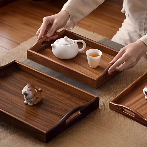 胡桃木长方形茶盘|超4000次加购