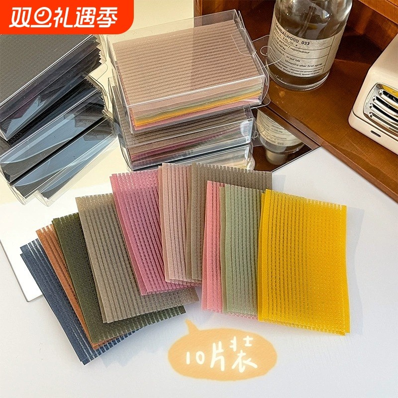 网红刘海贴发帖10片无痕魔术贴头饰女夏季发粘碎发贴头贴粘发发饰