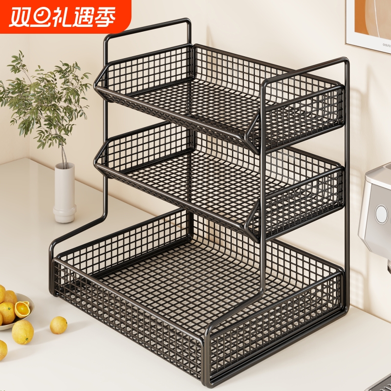 桌面置物架家用多层零食架