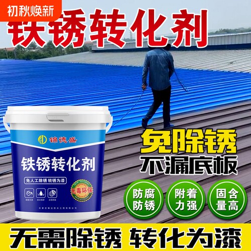 带锈转化底漆除锈剂防锈铁锈转化剂彩钢瓦翻新门窗免打磨除锈环保
