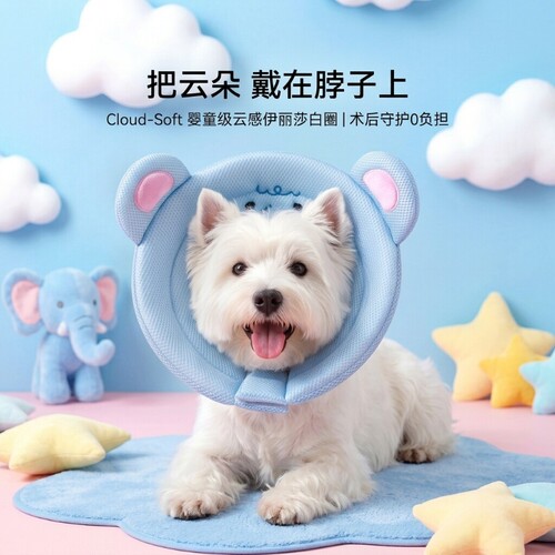 宠物伊丽莎白圈猫咪术后项圈狗狗防咬防舔圈保护头套宠物防护用品