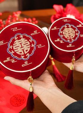 女方陪嫁针线盒结婚嫁妆高端针线套装轻奢针线包便携豪华全套线包