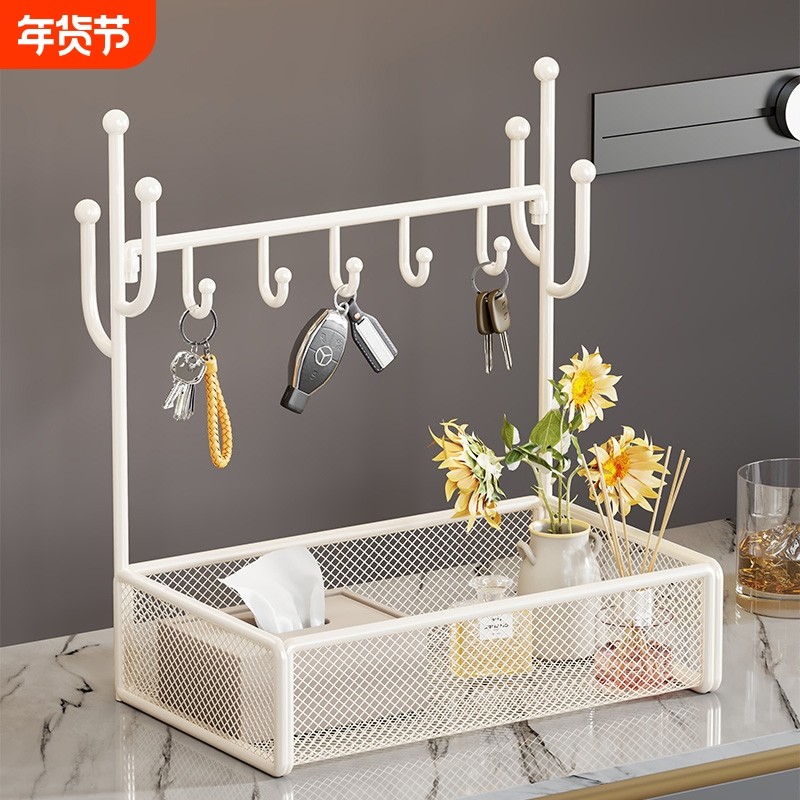 玄关钥匙装饰盒摆件入户门口鞋柜上置物架子桌面收纳轻奢整理神器,家居饰品,桌面摆件,淘宝优惠券,粉丝福利购,淘宝优惠卷