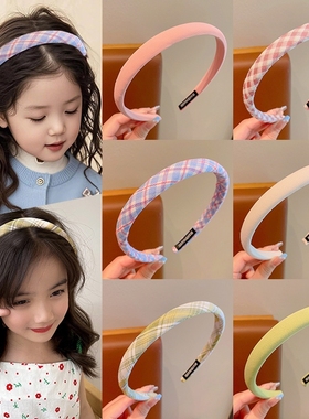 女儿童不勒头发箍2025新款发旅女童头箍女孩可爱发卡小宝宝头饰窟