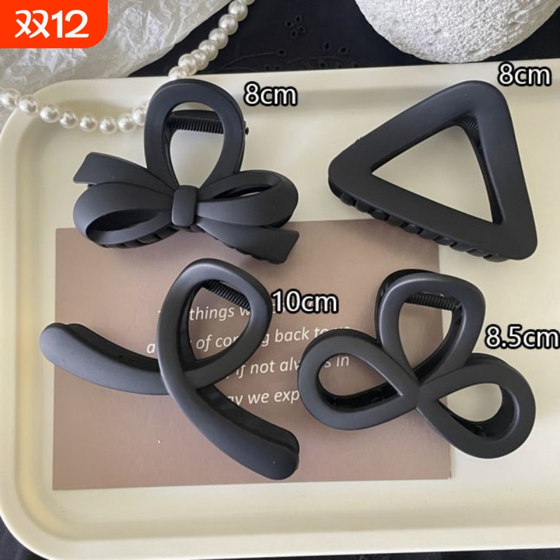 抓夹女发量少发夹鲨鱼夹2025新款蝴蝶结中号后脑勺盘发小夹子头饰
