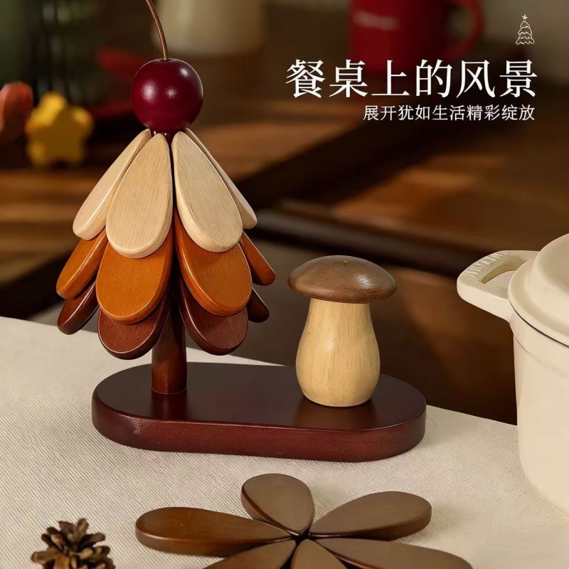 牙签筒一棵树隔热垫防烫垫家用