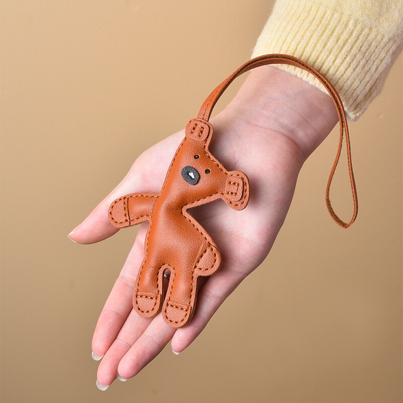 卡通小熊包包挂件可爱钥匙链公仔书包小挂件可爱少女心背包钥匙扣