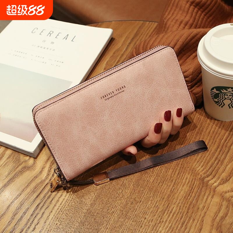 2025新款韩版卡包钱包一体包女式超薄大容量手机包手拿零钱包