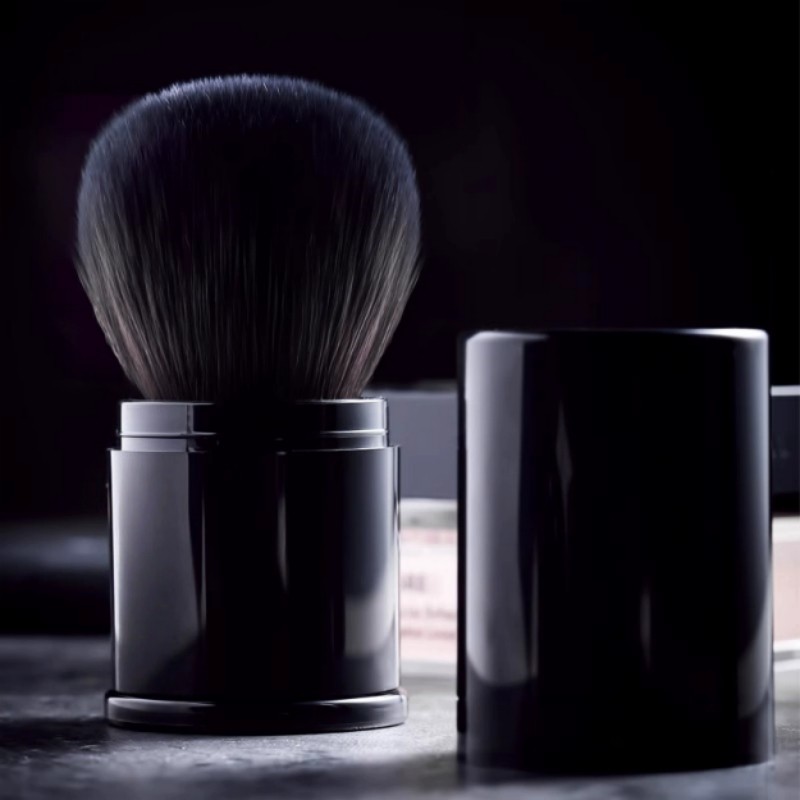 散粉刷羊毛便携收纳大号伸缩腮红刷粉饼刷动物毛化妆刷子旅行蓬松