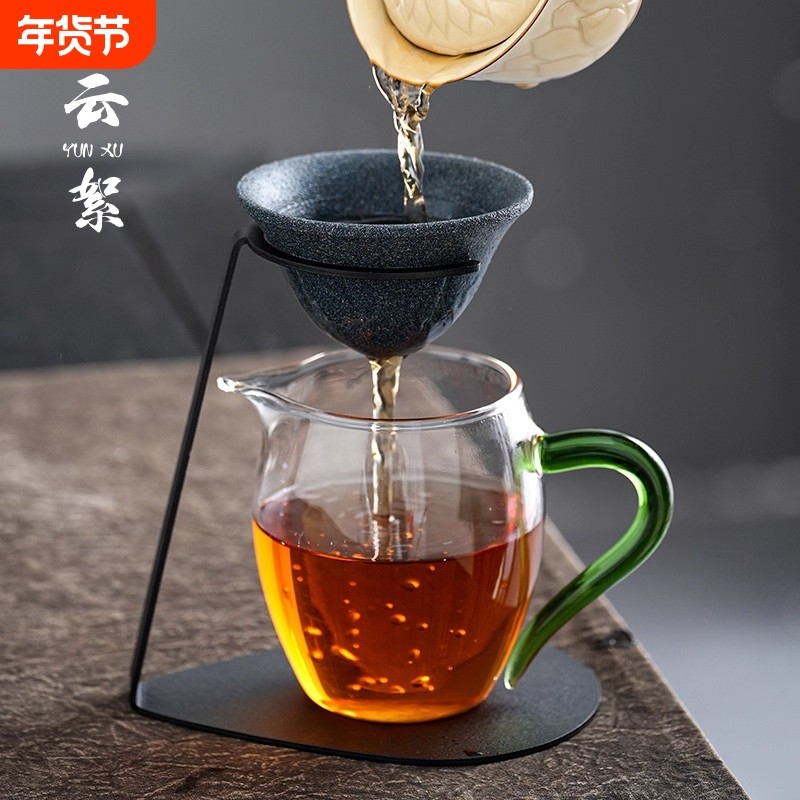 无孔茶漏茶滤公道杯茶水分离茶过滤网一体泡茶神器小青柑功夫茶具,餐饮具,公道杯,淘宝优惠券,粉丝福利购,淘宝优惠卷