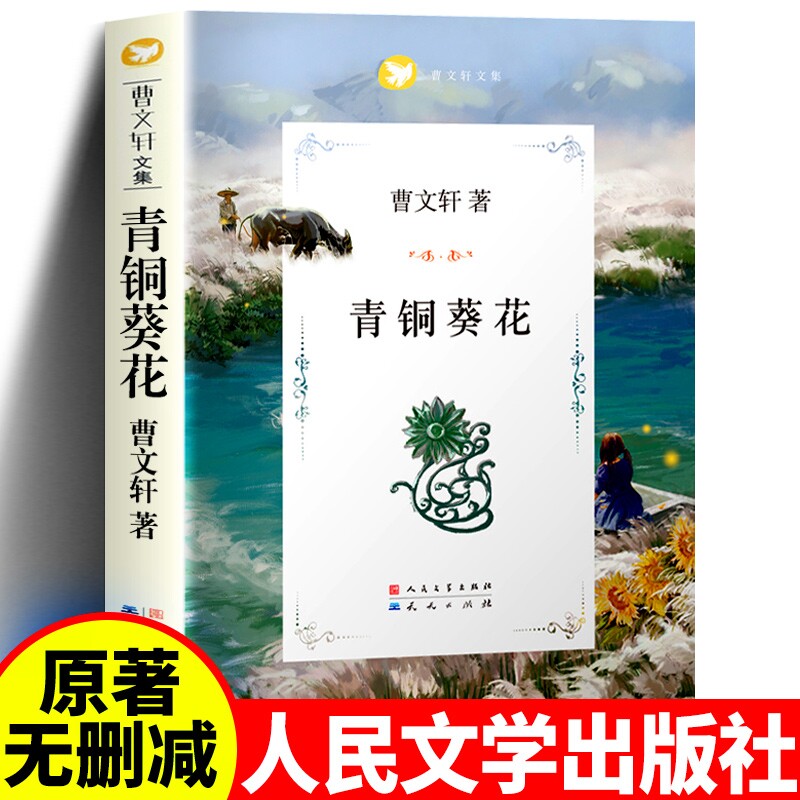 正版青铜葵花曹文轩原著完整版人民文学出版社天天四年级下册全套阅读