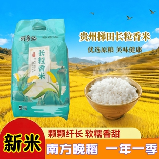 贵州农家高山梯田原生态长粒香10斤装包邮优质一季米饭南方清香