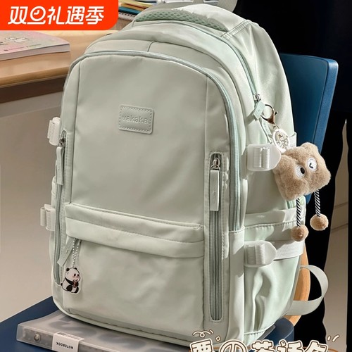 谁懂啊！介多隔层书包尊嘟百搭