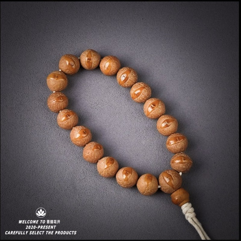 凤眼菩提手串手持尺寸13-15mm左右文玩手串