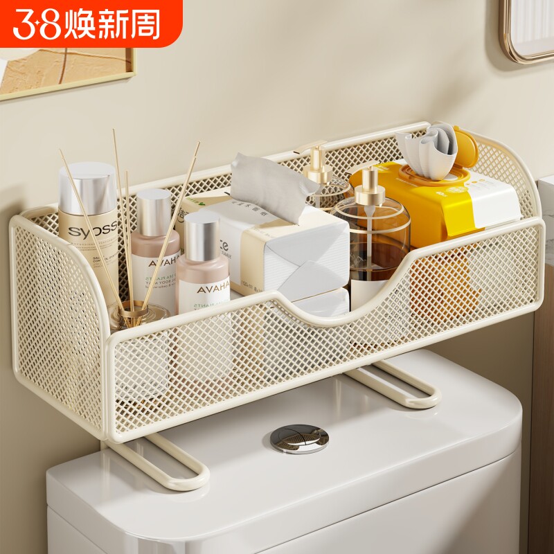 马桶上方置物架卫生间浴室架子厕所洗手间卫浴用品收纳神器墙面