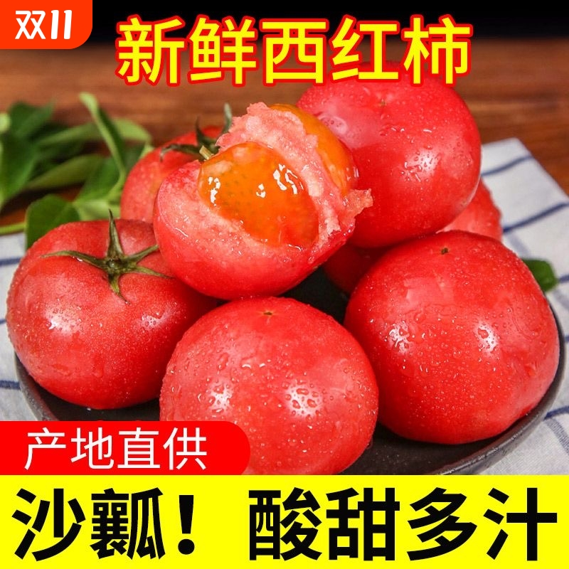 正宗自然熟沙西红柿5斤