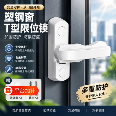 【全网推荐】T型防盗门窗锁合金