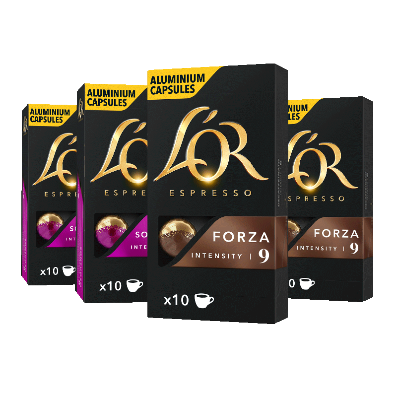 【百亿补贴】进口Lor胶囊黑咖啡40粒 适配 Nespresso 咖啡机