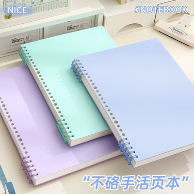 b5高颜值莫兰迪活页本可拆卸