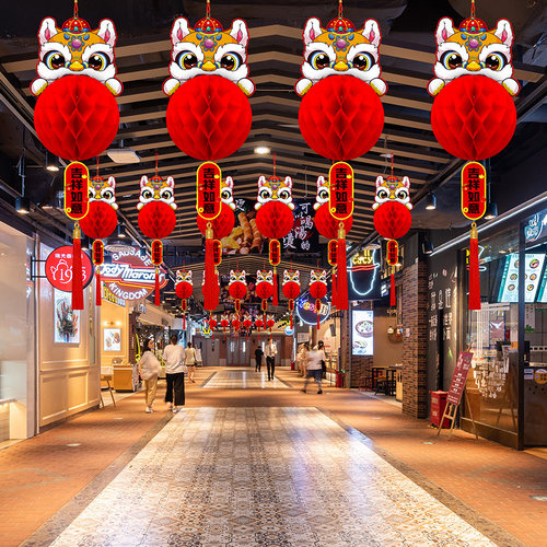 2026马年新年创意灯笼挂饰商用