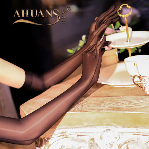 爱幻丝绫手丝黑丝丝袜手套飞机